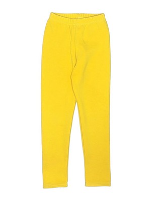 Unbranded Girls Yellow Casual Pants 130 cm