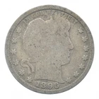 BETTER 1896 Liberty Barber 90% Silver US Quarter *085