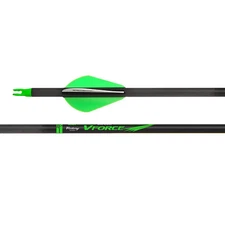 Victory Archery VForce Gamer 350 Fletched Arrows 6pk, Carbon Shaft (VFG-350FB-6)