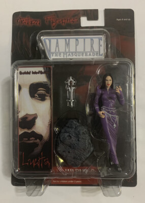 #ad NIB Vampire The Masquerade Lucita Figure 2001 Diamond Select Toys White Wolf C $56.84