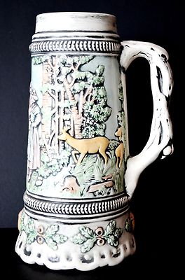 Vintage Stein Mug Holland Mold E. Dibble Hand Crafted & Hand Painted 1976