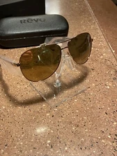 REVO RELAY Women’s Aviator Sunglasses RE1014 14CH - ROSE GOLD