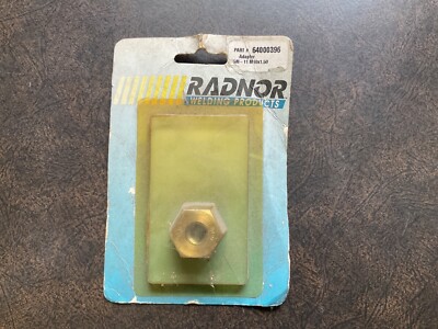 Radnor 64000396 58'' - 11 To M-10 X 1.50'' Threaded Arbor Adapter