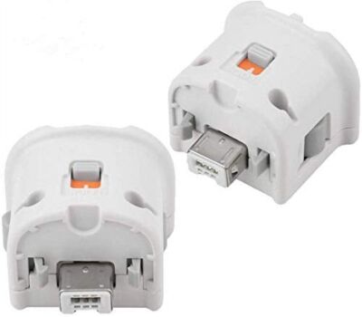 Nintendo Wii Motion Plus Adapter - White 2 Pack