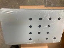 Hoffman C12C20 Control Console Consolet Enclosure w/ Non standard factory holes