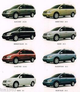 Kia Color Chart