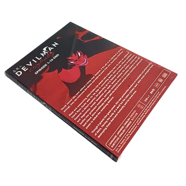 Devilman Crybaby Complete Uncut Version Vol. 1-10 End English Dub