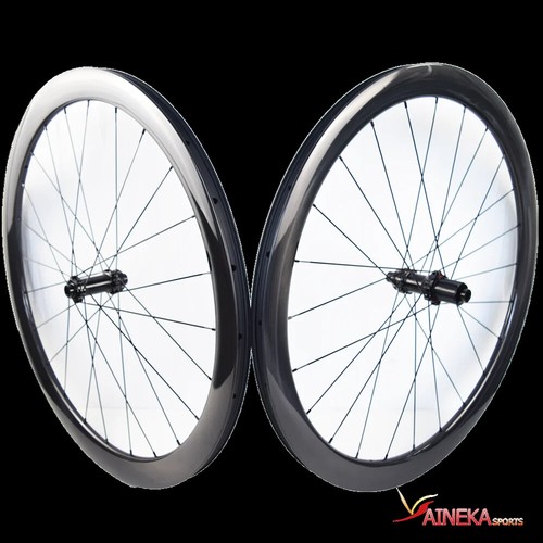 700C Disc Brake Carbon Wheelset for Gravel Road Bike Clincher Tubuless Tubular - Picture 9 of 9