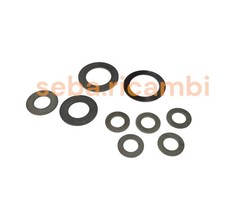 KIT 9 PZ RONDELLE SPESSORI RUOTA MOZZO VARIATORE PIAGGIO CIAO SI BRAVO BOXER ECC