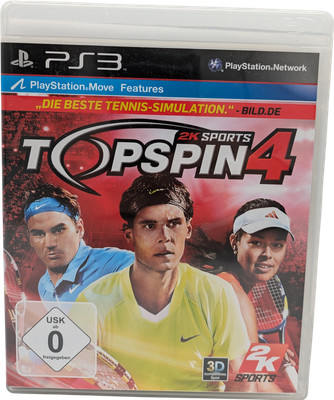 Topspin 4 - PS3 Spiel - Guter Zustand