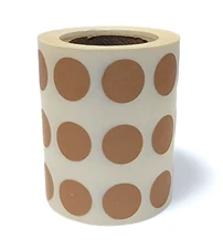 Kraft Paper Stickers - Blank 1/2" Round for Arts and Craft - 500 Labels