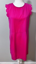 A New Day Sleeveless Dress Small Pink Sz Medium Summer Casual Ruffles