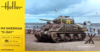 Heller 79892 - 1:72  M4 Sherman D-Day