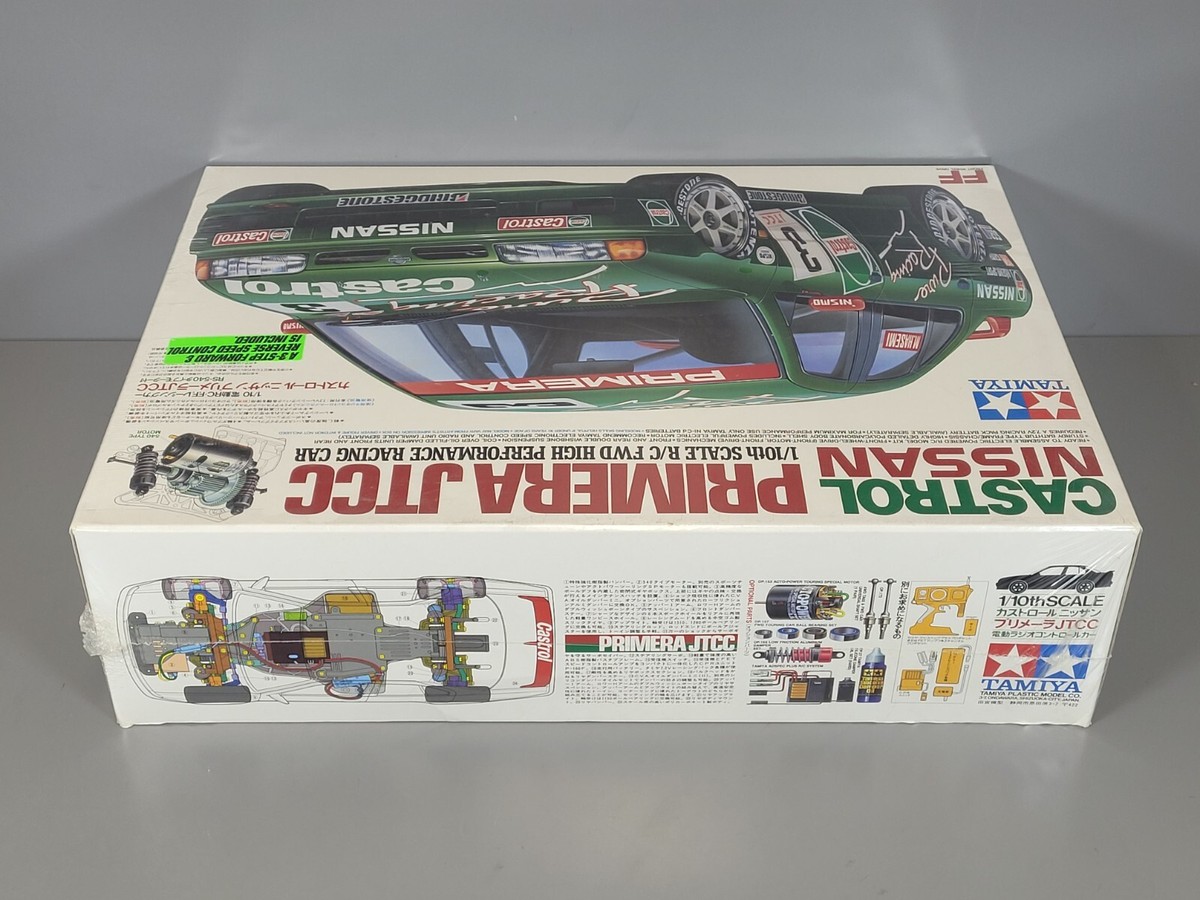 Rare New Seal Tamiya 1/10 RC Nissan Castrol Primera JTCC