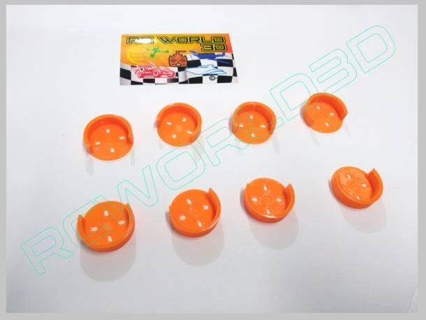 QUADCOPTER BRUSHLESS MOTOR MOUNT/BASE PROTECTOR HI-VIS ORANGE 3D PRINTED PLA - Image 4 of 4