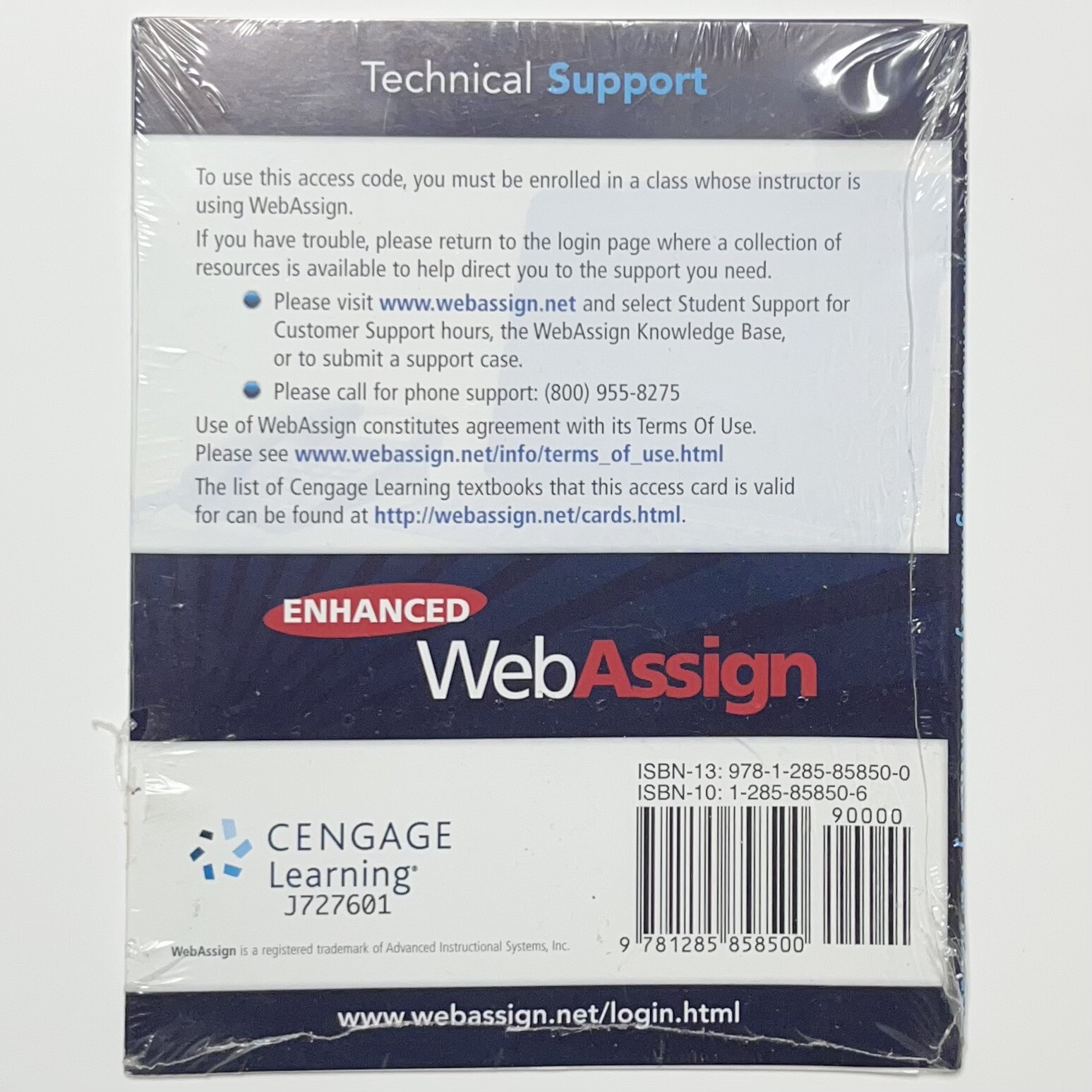 New Cengage Learning Enhanced Webassign Access Code Math & Sciences RSY ...