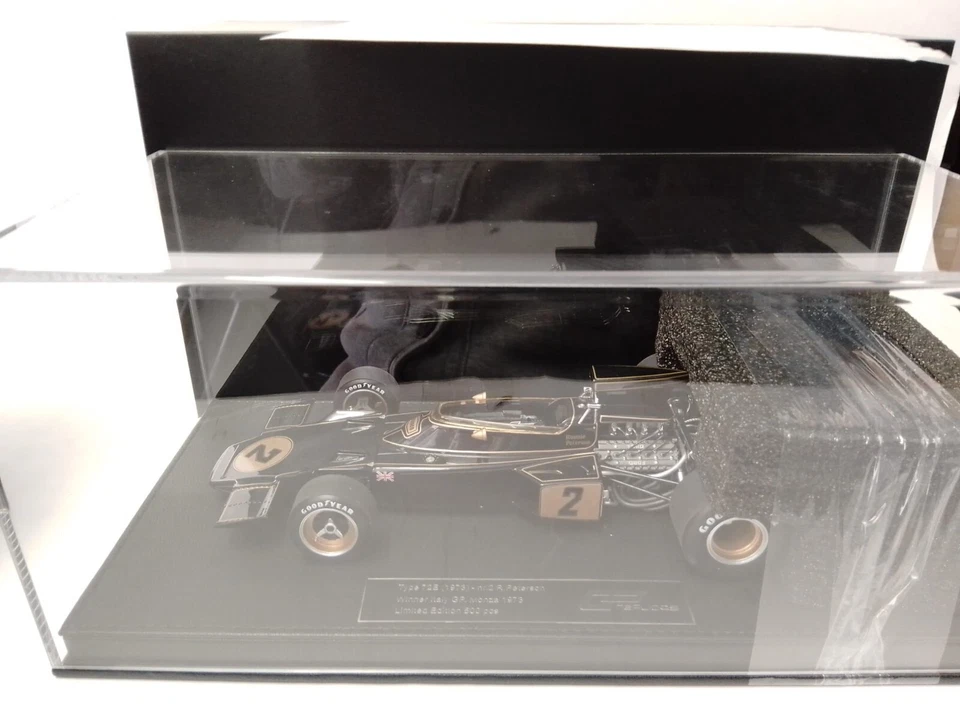 GP Replicas GPReplicas Lotus 72D JPS #2 Peterson winner Italy 1973 1/18 GP126A - Immagine 3 di 4