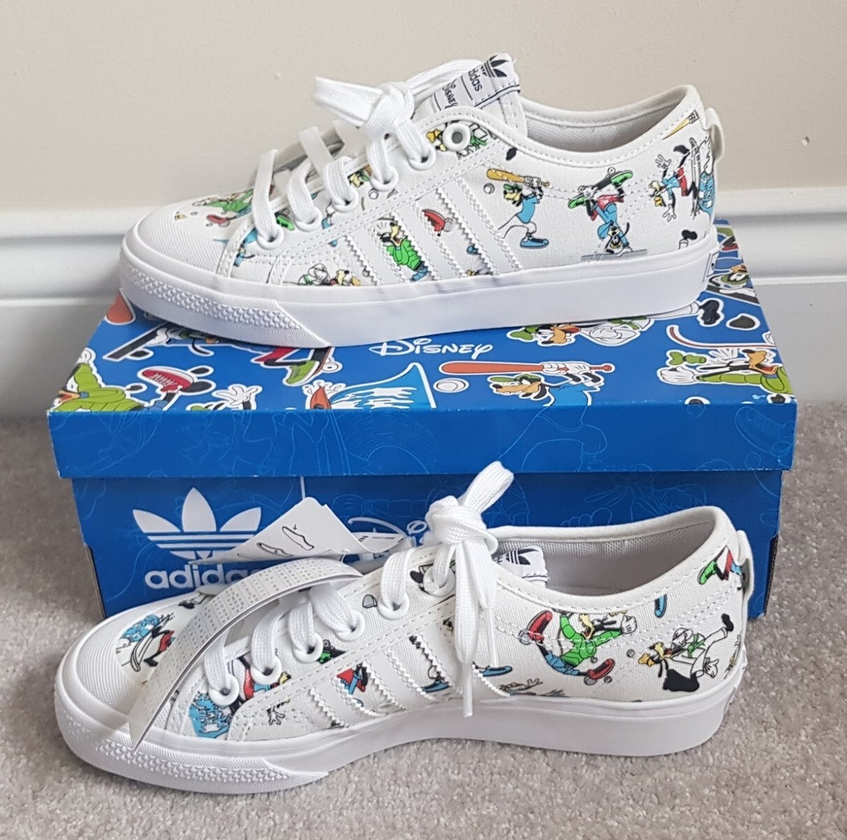 Adidas Nizza x Disney Sport Goofy FW0645 UK5.5 NEW | eBay UK