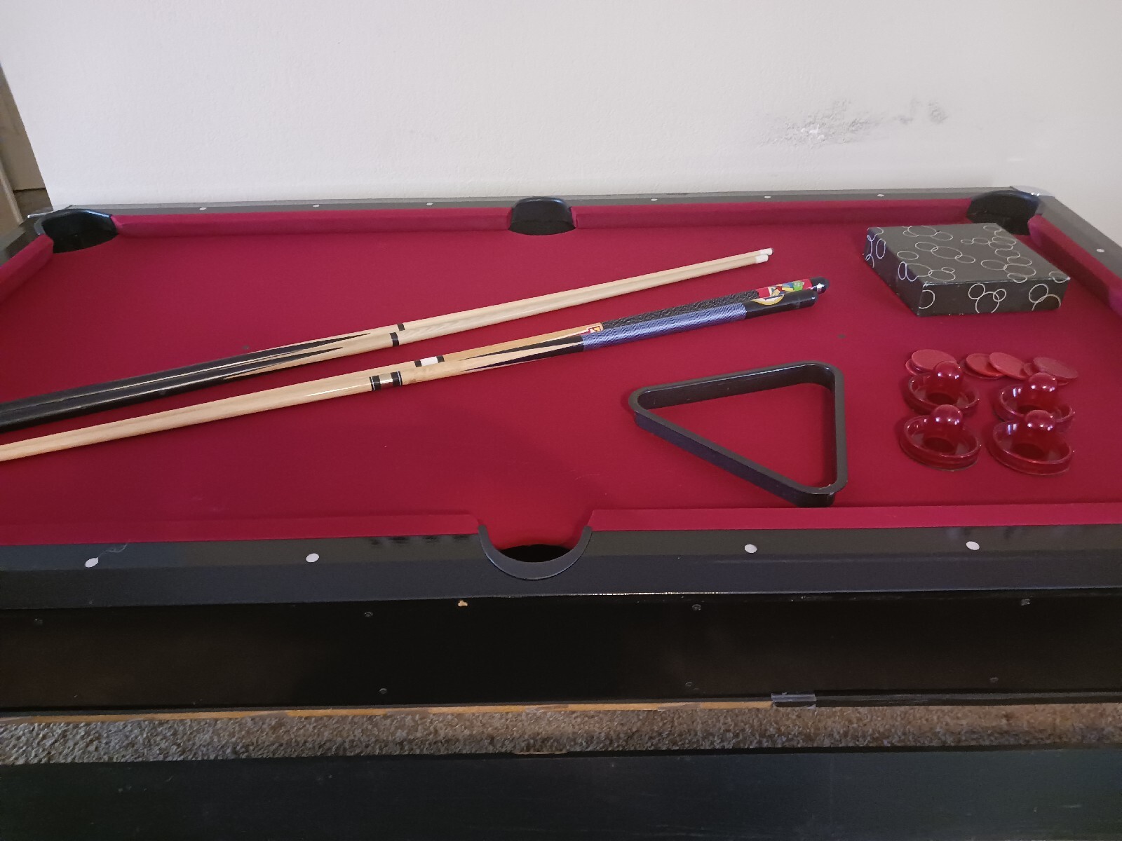 Harvard Air Hockey Pool Table eBay