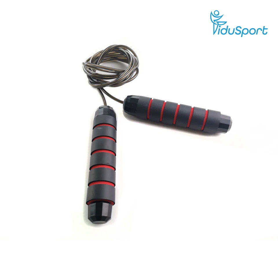 Springseil Kinder Erwachsene Profi Sprungseil Boxen Fitness Sport Hüpfseil 3m - Bild 4 von 4