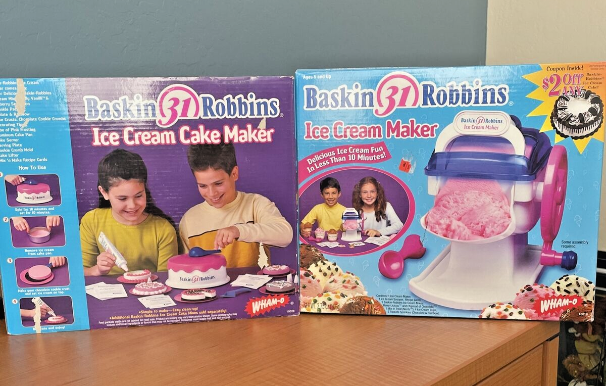 Vintage Baskin Robbins Ice Cream and Cake Maker Wham-O