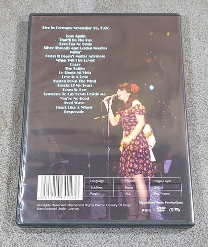 Linda Ronstadt - Love Has No Pride - DVD (DS4) - Picture 2 of 2