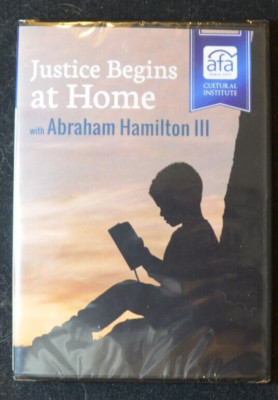 Justice Begins at Home (DVD, 2022)  Abraham Hamilton III  RARE  NEW