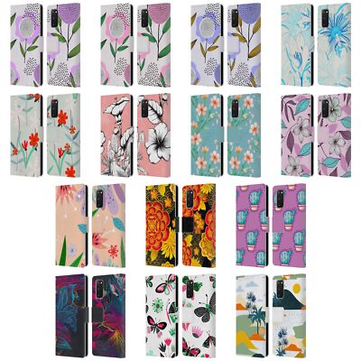 OFFIZIELLE HAROULITA DOODLES BRIEFTASCHE HUELLE AUS LEDER FÜR SAMSUNG HANDYS 1