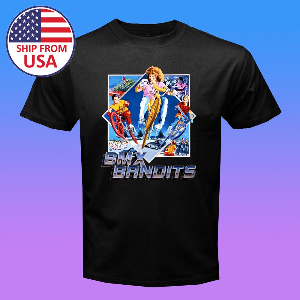 T-shirt BMX Bandits Homme – Noir, Coton 100%, Tailles S à 5XL