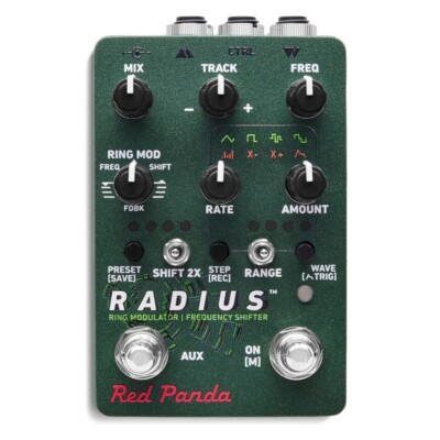 RED PANDA RADIUS Ring Modulator / Frequency Shifter FX Pedal