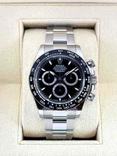 NEW 2024 Rolex Daytona 40mm 126500LN Stainless Steel Black Dial