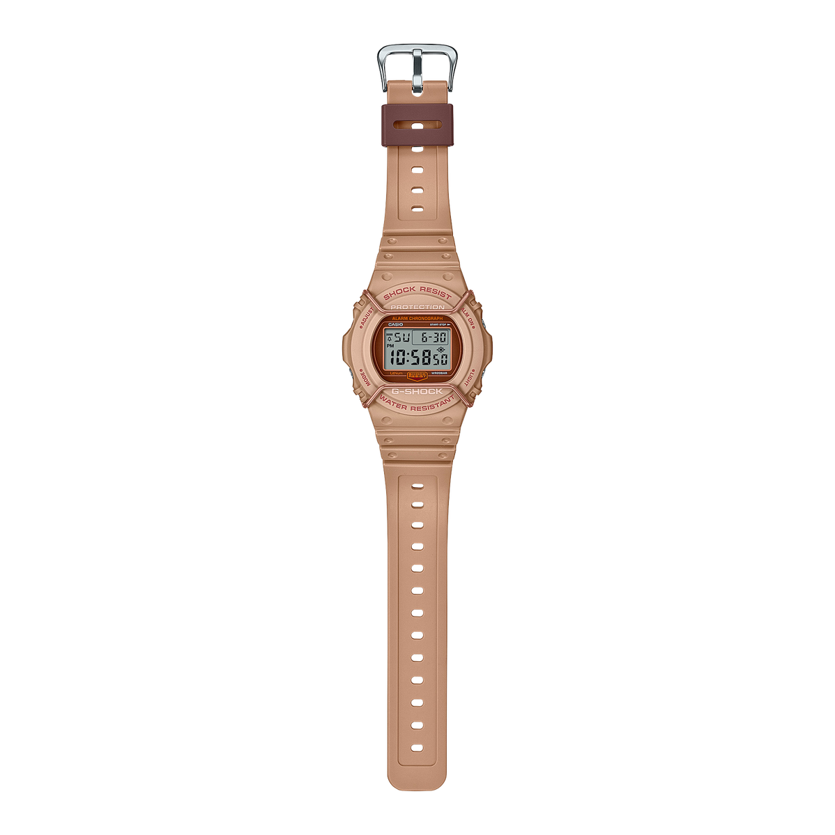 CASIO G-SHOCK DW-5700PT-5 Digital Light Brown Color Bumper Men NEW