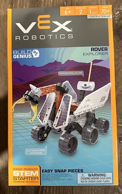 Vex Robotics Rover Explorer Build Genius STEM Starter Construction Set Hex Bug