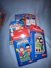 miscellaneous lot of children  s flashcards colors Numbers Time  Money  