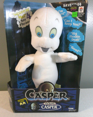TYCO CASPER 15'' PLUSH ASST 1035 Promo PIZZA HUT COUPON GLOWING EYES MOVIE TOY
