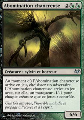 *MRM* FR/VF 4x Abomination chancreuse (Canker ) MTG Eventide