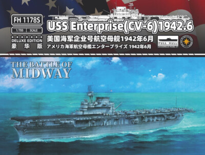 Flyhawk 1/700 FH-1178-S USS Enterprise (CV-6) 1942 (Deluxe Edition)