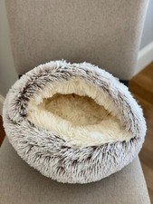 2-in-1 Pet Bed Tent Cozy Hideout For Dog  Cat - Navy