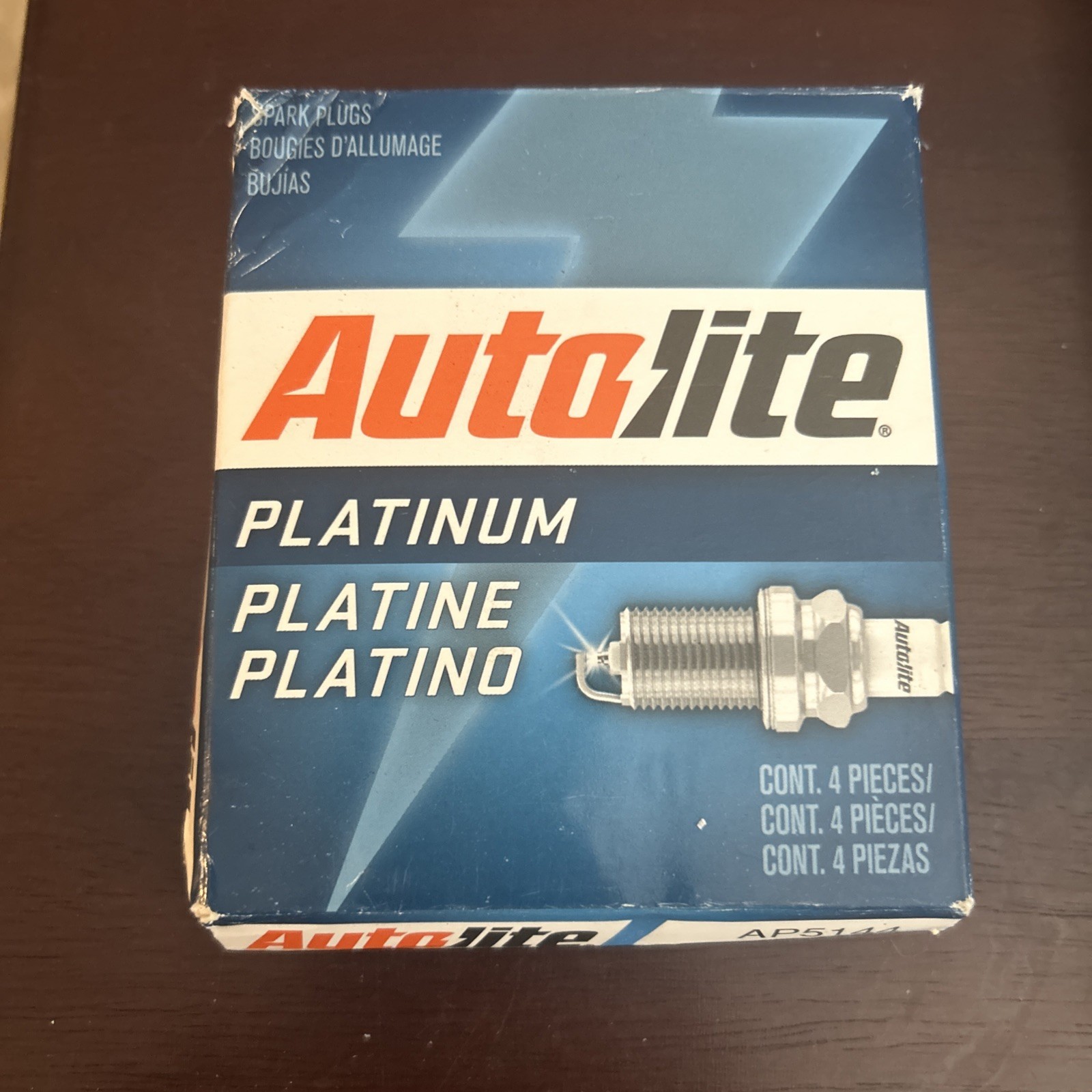 3x Autolite Platinum AP5144 Spark Plugs- 7159 4104 407 3716 Ignition Ford Escort
