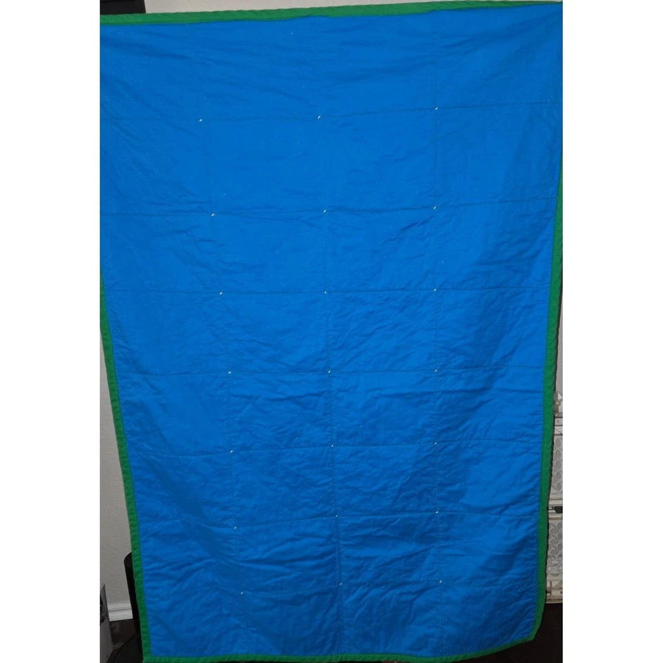 Animal Quilt Throw Colorful Dinosaur Kids Bedding Blanket Handmade - Image 4 of 4