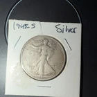 1945-S Liberty Walking Half Dollar San Francisco Silver 50C Coin
