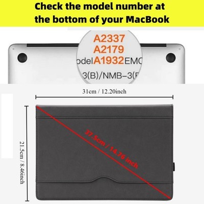 TYTX Compatible with MacBook Air 13 Inch Leather Case, for Model