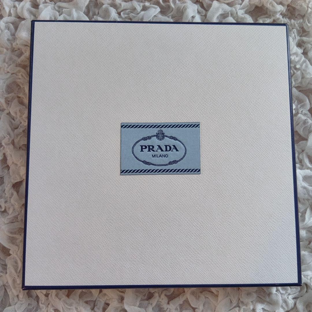 Prada Silk Scarf in Pink Large size Geometric pattern Women W/Box