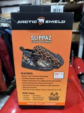 Arctic Shield Slippaz Slip-On Slippers - Size Large - Black - NEW! - SHIPS FREE!