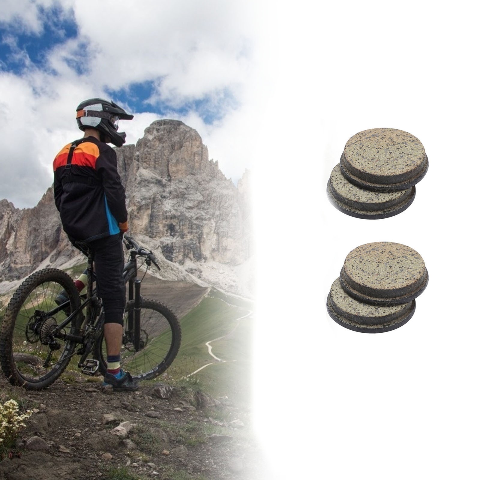 4 Pair BB5 M446 Mountain Bike Disc Brake Pad For Electric Bike