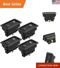 4pcs Universal DC 12V Illuminated Power Window Switch Random Light Color