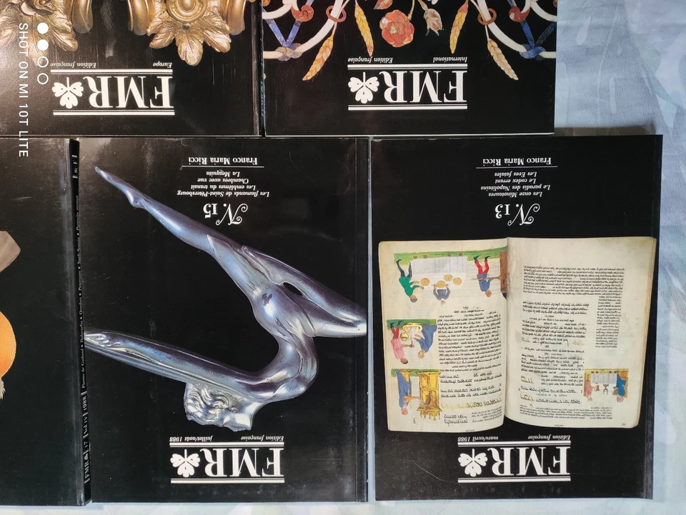 Lot de 5 revues  d’art FMR (Franco Maria Ricci) N° 13, 15, 17, 18, 19 . 1988/198 - Photo 2/4