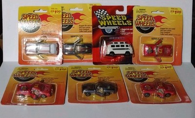 Vintage Speed Wheels Series  VII & XI New On Card Lot Of 7
