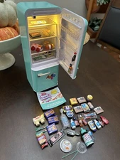 Fill The Fridge Zuru Mini Brands Lot With Food, Fridge, Magnets 