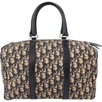 Christian Dior Trotter Monogram Oblique Canvas Boston 30 Handbag Tasche